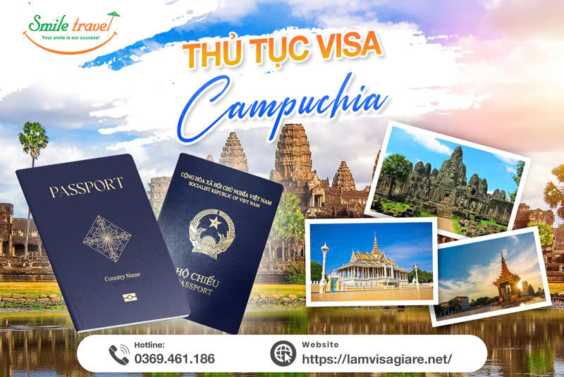 Visa Campuchia - Dịch vụ làm visa Campuchia uy tín, giá rẻ