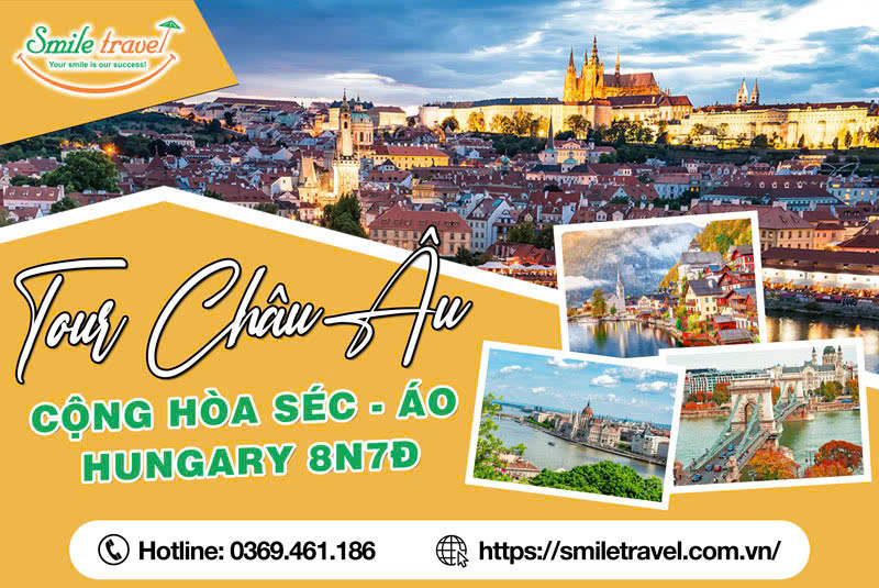 Tour du lịch Châu Âu trọn gói tại Smile Travel đã bao gồm visa 